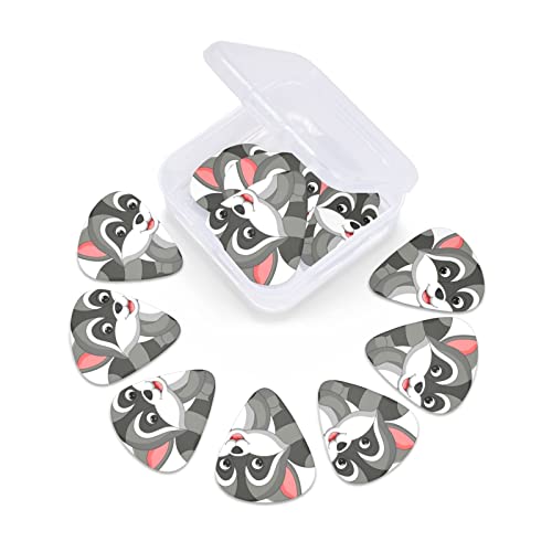 Médiators de guitare 12-Pack Médiators de guitare de raton laveur de dessin animé pour guitare électrique Guitare… - Les Beatles, Paul McCartney, John Lennon, RIngo Starr, George Harrison Médiators de guitare 12-Pack Médiators de guitare de raton laveur de dessin animé pour guitare électrique Guitare… – Image 6