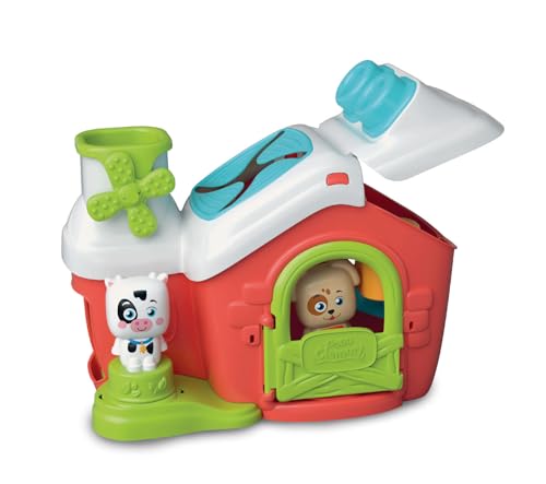 CLEMMY FATTORIA SENSORIALE: un play set con texture in rilievo e inserti morbidi tipici della linea Clemmy, con mattoncini morbidi per costruzioni, brevettati da Clementoni per sviluppare manualità e fantasia in piena sicurezza