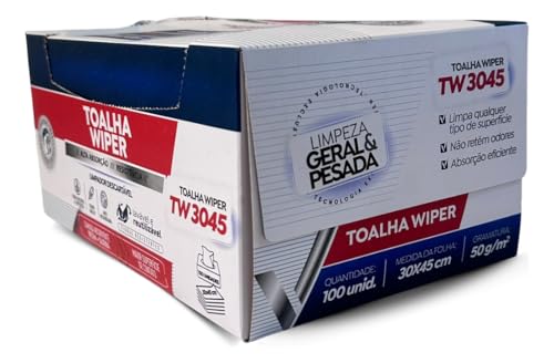 Papel Toalha Descartável Multiuso, Manicure Pedicure, Branca, 30x...