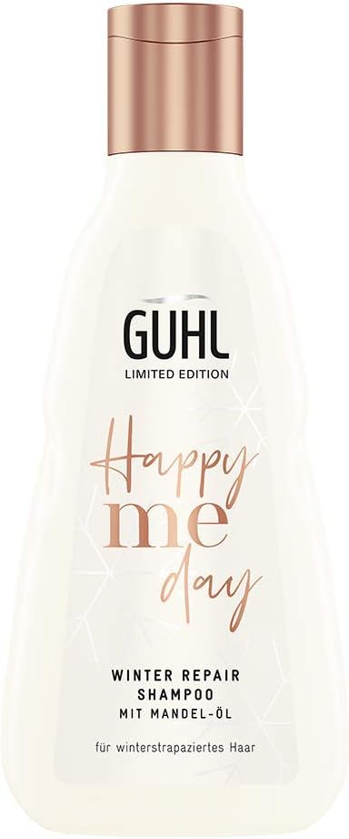 Guhl Happy Me Day Winter Repair - Shampoo - With Almond Oil - For Winter-Damaged Hair, 250 ml