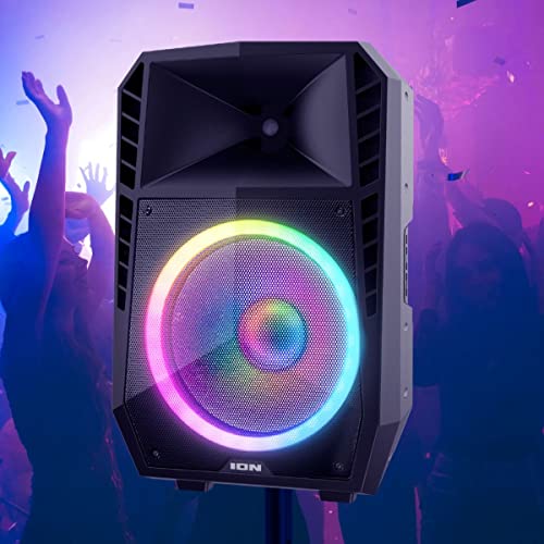 Ion Audio Total Pa Spartan High-Power Bluetooth Speaker System With Premium Audio, Party Lights And Microphone (Renewed) #TOP5