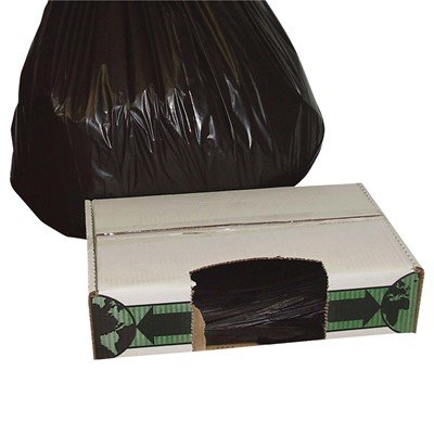 Recyclable 55 gal. Super Extra Heavy-Duty Black Commercial Can Liners 50/Case (2 Cases)