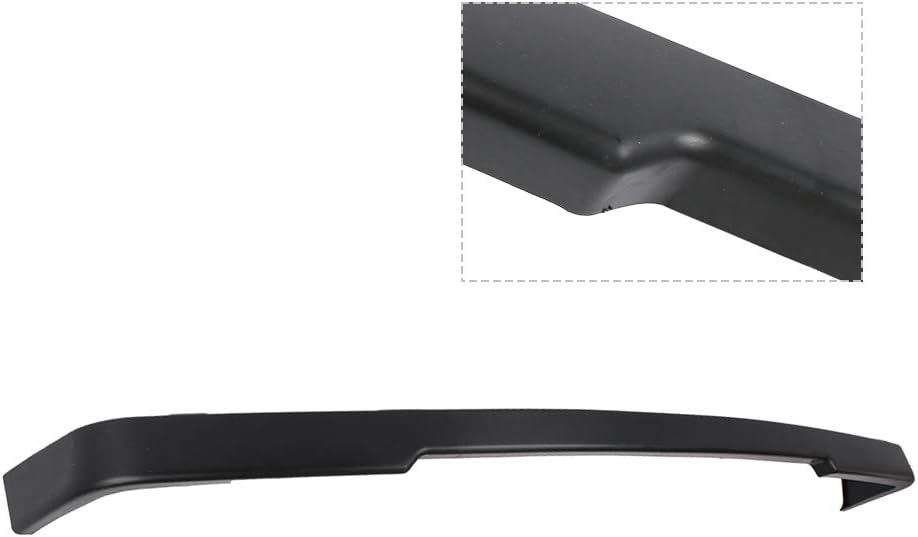 Front Bumper Lip Compatible With 1984-1992 BMW 3-Series E30, Factory Style Unpainted PP Air Dam Chin Splitter Spoiler Lip by IKON MOTORSPORTS