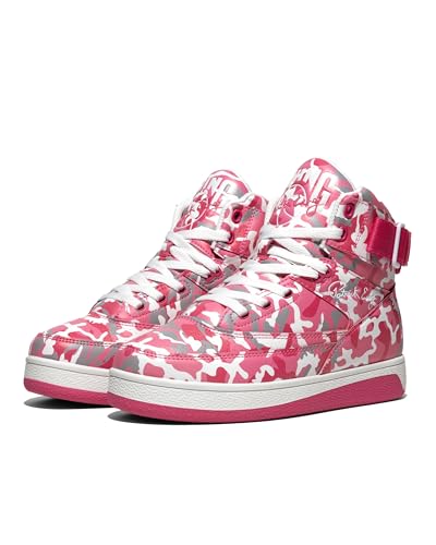 Ewing Patrick Athletics Women's 33 HI Orion Pink Camo – Retro 1990 Hybrid Design with Vegan Synthetic Upper2