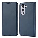 【Hamany】 対応 arrows Alpha ケース 手帳型 F-51F スマホケース カード収納 内蔵マグネット アローズAlpha 携帯ケース 耐衝撃 耐久性 耐摩擦 スタンド機能 レザー アローズf51f カバー - ヴィンテージブルー