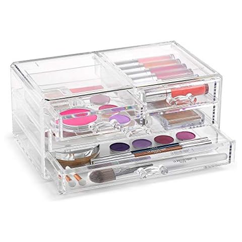 Organizador Cosmética Nº7, Acrílico, Medio de Plastic Forte Cover