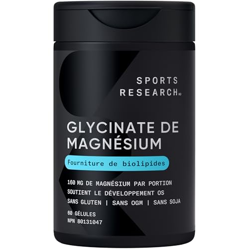 Sports Research® Magnesium Glycinate - Supports Restful Sleep & Enzymatic Processes - 160 mg Chelated Magnesium - Liquid Softgel - 60 count - Image 3