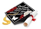 ADVANSYNC Commit to the Lord Whatever You Do Graduation Cap Topper