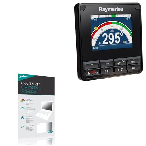 BoxWave Screen Protector Compatible with Raymarine P70s - ClearTouch Crystal Privacy (2-Pack), Privacy Screen Protector Flexible Film Clear