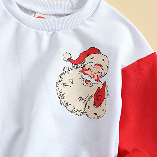 Clothing Set For Baby Boy Christmas Sports Casual Crewneck Sweatshirt Pullover Long Sleeve Shirt Pants Outfits3