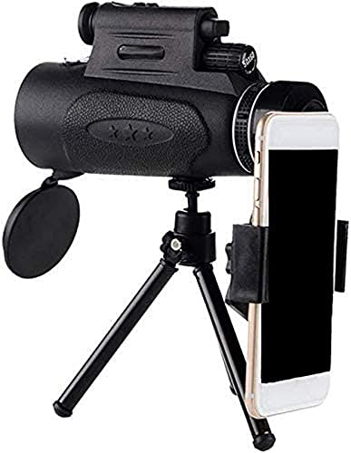 Telescopio monocular 12x42 compacto portátil con trípode miniatura 1