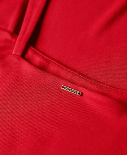 Robe mi longue ajourée en jersey femme Superdry - vue 8
