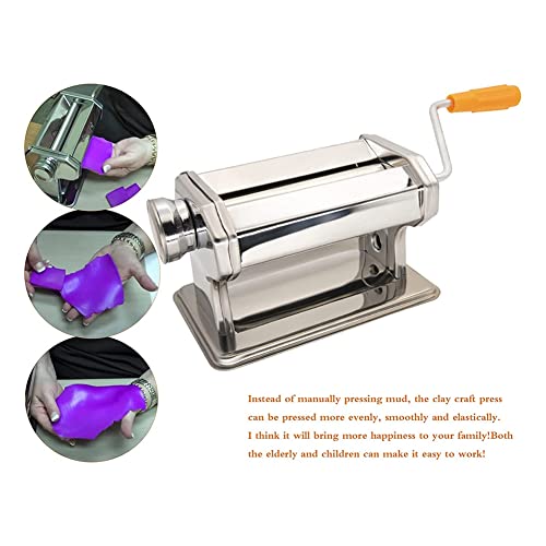 Muuisndjaq Clay Presser Machine Polymer Clay Roller Machine Clay Conditioning Machine Effortless Mixing Blending Colors - Image 4