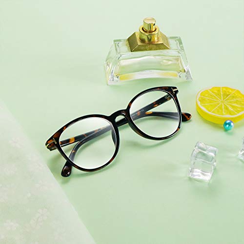 Image of VisionGlobal Blue Light Blocking Glasses for Women /Men, Computer Reading, TV Glasses, Stylish Oval Frame