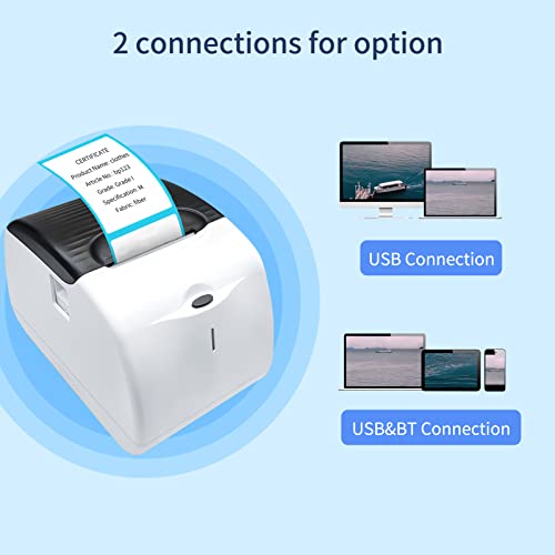 Homesen 58mm impressora de etiquetas térmicas usb impressão de recibos fabricante de adesivos compat