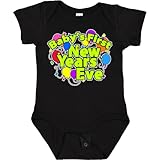 inktastic Baby's First New Years Eve Baby Bodysuit 6 Months 0040 Black 25703