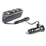Kordel 60 cm Acce2S Multi Ladegerät Auto + USB für LG L7 Optimus P700 Kompatibel GPS