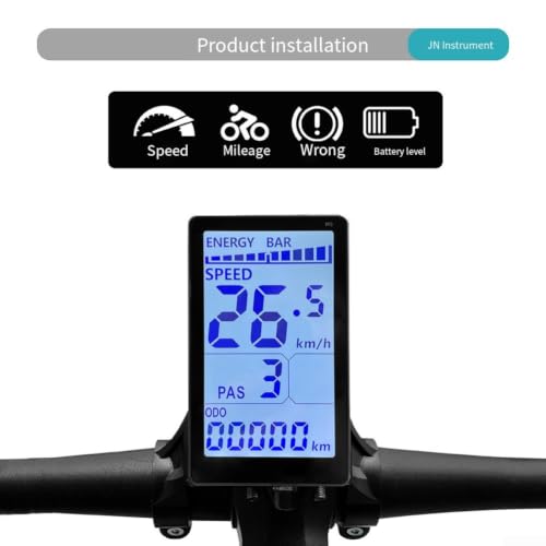 Pantalla LCD para bicicleta eléctrica OMD2 24V-60V con códigos de error 5