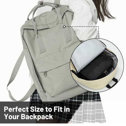 MIER Kleine Lunch-Tasche Mini Kühltasche für unterwegs 3L Leichte Picknicktasche Damen und Herren für Arbeit, Schule, Auto, Picknick, Strand-Schwarz 6