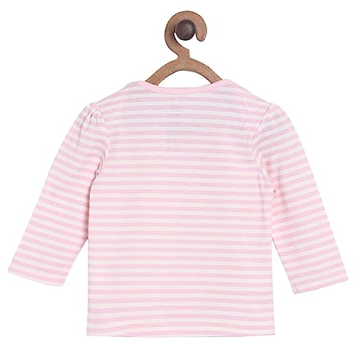 Image of miniklub Baby Round Neck Long Sleeve Knitted Cotton Top, Pack of 3 (Multi Color)