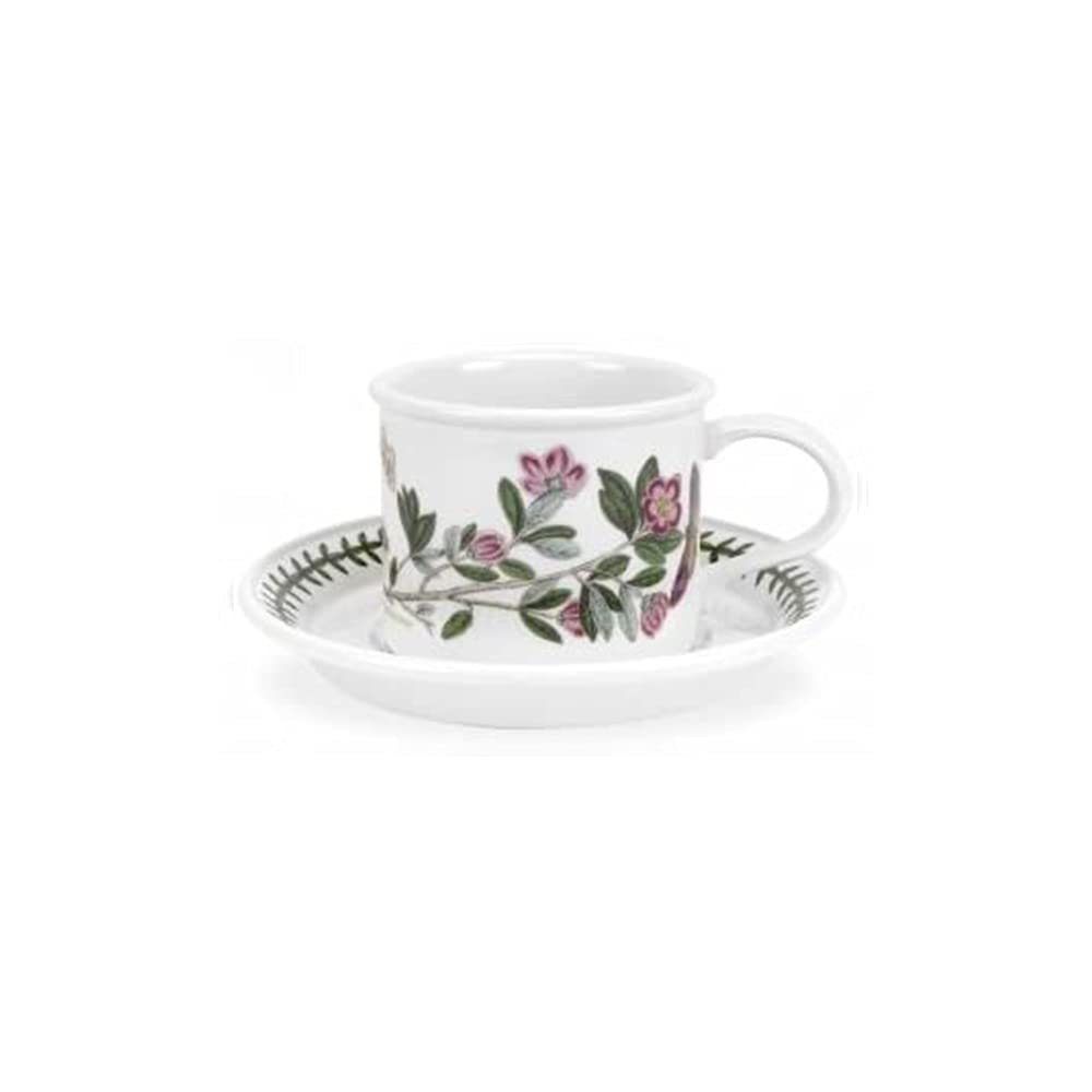 Portmeirion Botanic Garden Mug and saucer Rhododendron Lepidotum Made in England | UK