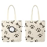 CHENZZZZ Bones Cat Dog Tracks (2) Pet Canvas Shoulder Carrying Bag, Cat Carrier, Portable Kitten & Puppy Tote, Comfort Carriers for Small Pets