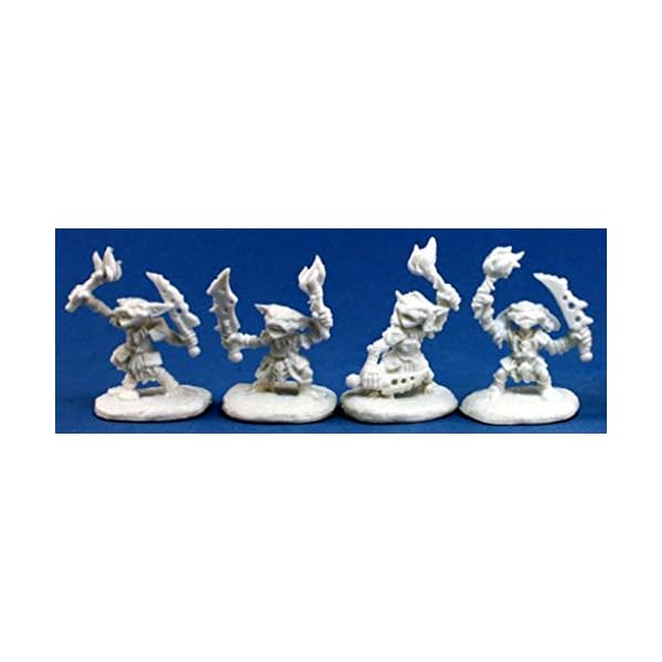 Pechetruite 3 x Pathfinder Goblin PYROS - Reaper Bones Miniature zum Rollenspiel Kriegsspiel - 89002