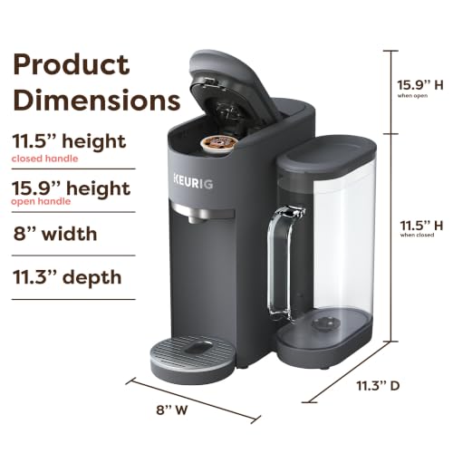 Keurig K-Supreme Hot & Iced Single Serve K-Cup Pod Coffee Maker Gen2, Gray - image 5