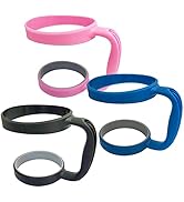 3 Pack 30oz Tumbler Handles, DanziX Mug Handle or Cup Holder Replacement- Black, Pink,Blue