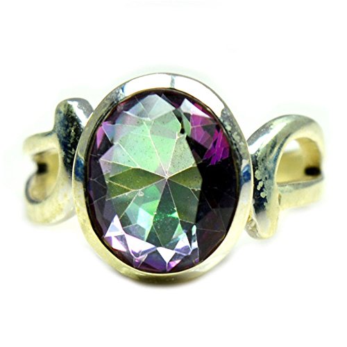 Bague mystique à quartz création artisanale chargée de magie