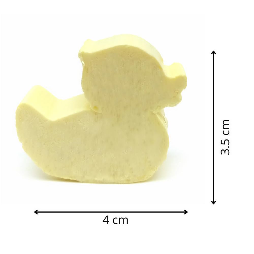 Pack ahorro 100 uds. jabones aromáticos con forma de patito - Detalle para eventos - Regalo original para invitados - Boda, bautizo, comunión - Jabón glicerina con aroma a Pomelo
