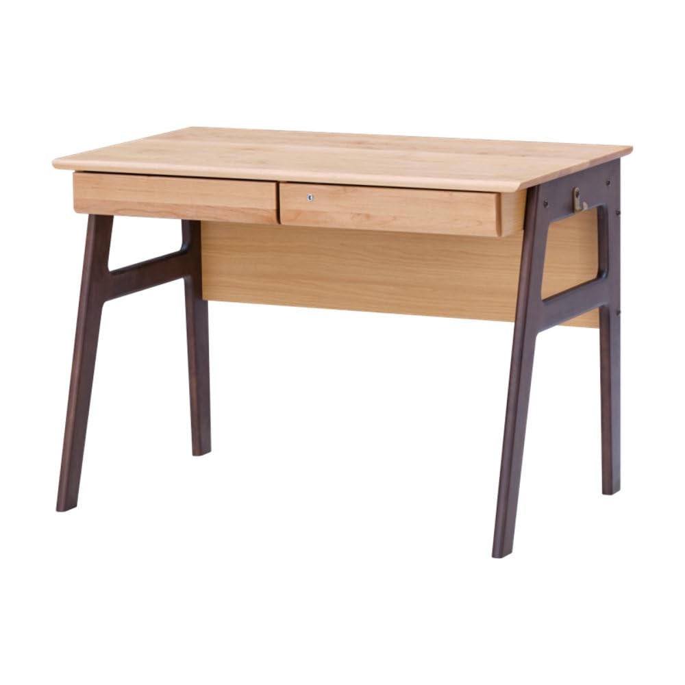 Amazon | ISSEIKI DESK 学習デスク 勉強机 ナチュラル 幅105cm 収納
