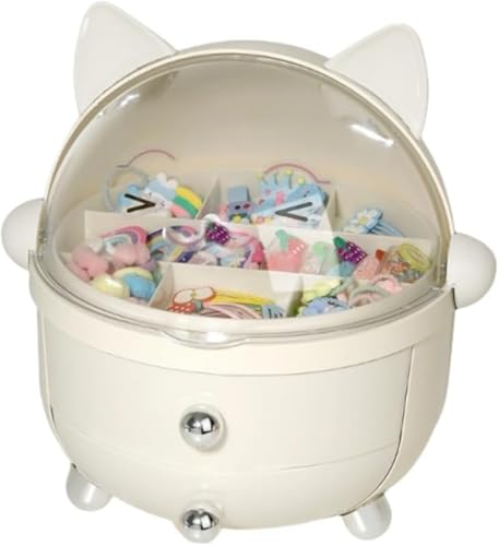 Vilomデスクトップの子供用ヘアアクセサリー収納ボックス 女の子 学生 ジュエリー ヘッドロープ ゴムバンド ヘアバンド ヘアピン ベビージュエリー収納ボックス