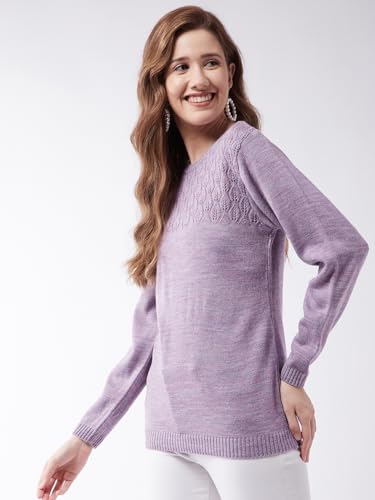 Image of Modeve Women Round Neck Casual Sweater for Winter||Winterwear||