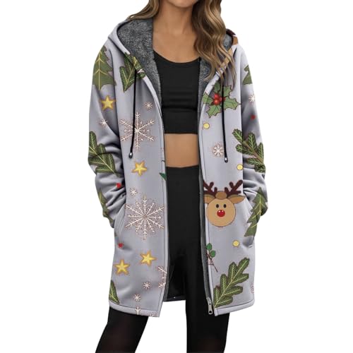 Sweat zippé femme pour le sport d'hiver et les soirées de Noël