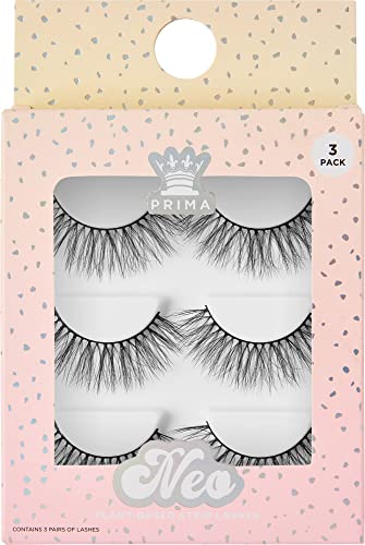 Primalash Neo Lash #N107 3 Pack, Black, 1 pair (Pack of 1)