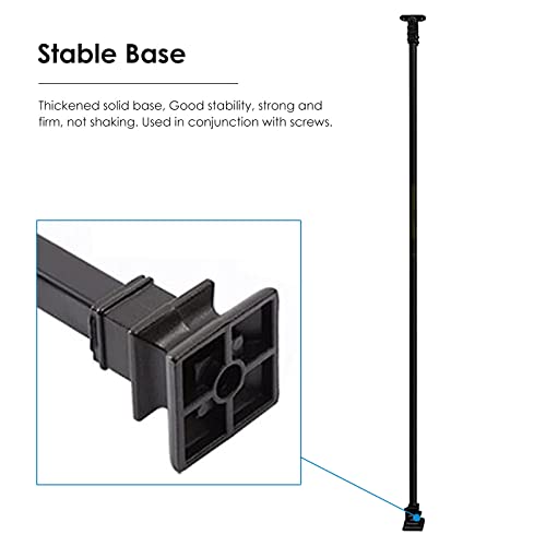 Balaustres de metal para pasillo interior elegantes postes de hierro negro en chalet de lujo 5