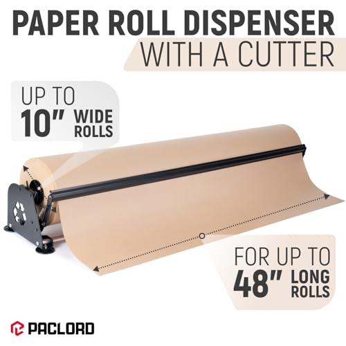 Dispensador de rollos de papel de 48 pulgadas resistente con base de ventosa 2