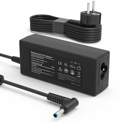 45W Chargeur Ordinateur Portable pour HP Elitebook 840 850 Pavilion x360 11 13 15 17 Probook 450 440 430 G3 G4 G5 G6 G7 G8 Stream 11 14 Envy/Spectre X360 13 15 Notebook...