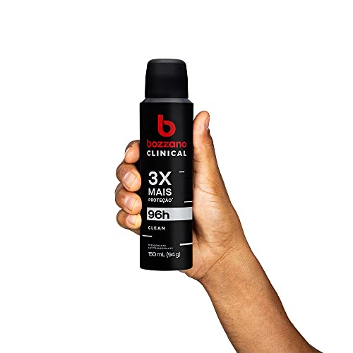 Desodorante Clinical Clean Antitranspirante Aerossol Bozzano Masculino 150ml