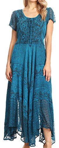 Image of Sakkas Marigold Embroidered Fairy Dress