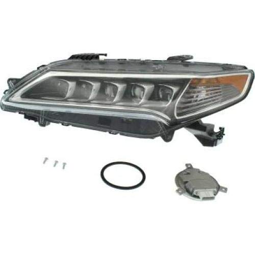 Go-Parts - for 2015-2017 Acura TLX Headlight Headlamp Assembly Replacement Front - Left (Driver) Sedan 33150-TZ3-A01 AC2502127 2016