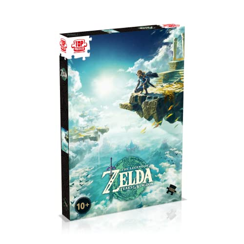 Top Trumps Rompecabezas The Legend of Zelda Tears of the Kingdom Puzzle 1000 piezas - juguetes para niños 10+ años y todos los fans del juego, para jugar solo o en compañía