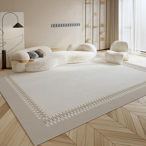 Tapis de salon grande surface 160x230cm antidérapant style moderne luxe pour studio