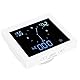 Wanduhr für Badezimmer, Baduhr LCD Display Digital Wanduhr mit Saugnapf Innovativer Timer Tischuhr wasserdicht Hygrometer Thermometer Weckfunktion