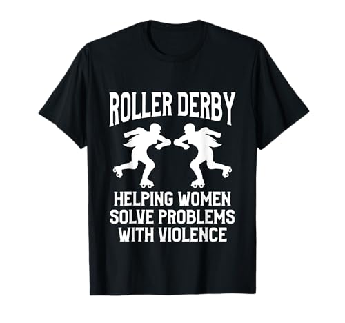 Roller Derby Jugador Resolver Problemas Equipo de Patinaje Camiseta