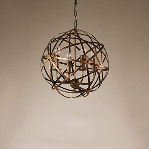 Chandelier industriel créatif et suspension design rétro - 4