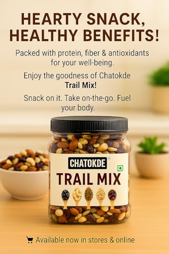 Image of CHATOKDE Rozana Premium Mixed Dry Fruits 500GM (JAR PACK)| Healthy Trail Mix and Seed Panchmeva | Walnut, Almond, Cashews, Mix Fruits, Dates, Black & Green Raisins, Sunflower, Pumpkin Seeds