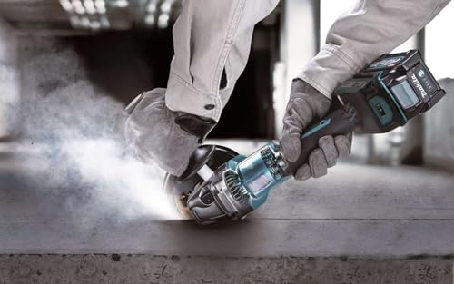 Amoladora angular de bateria Makita GA029GZ 40V Brushless para desbaste 3