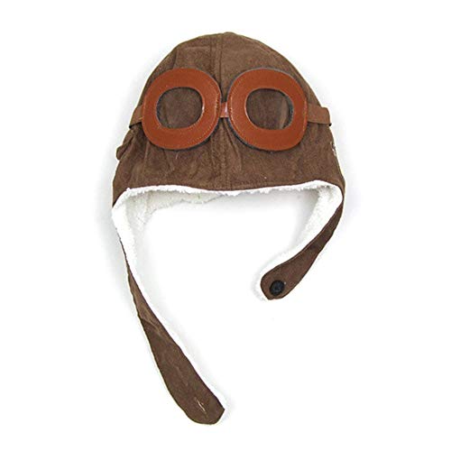 Toddlers Baby Girls and Boys Crochet Earflap Pilot Hats Beanie Cap Winter Warm Knit Caps for Fall Winter2